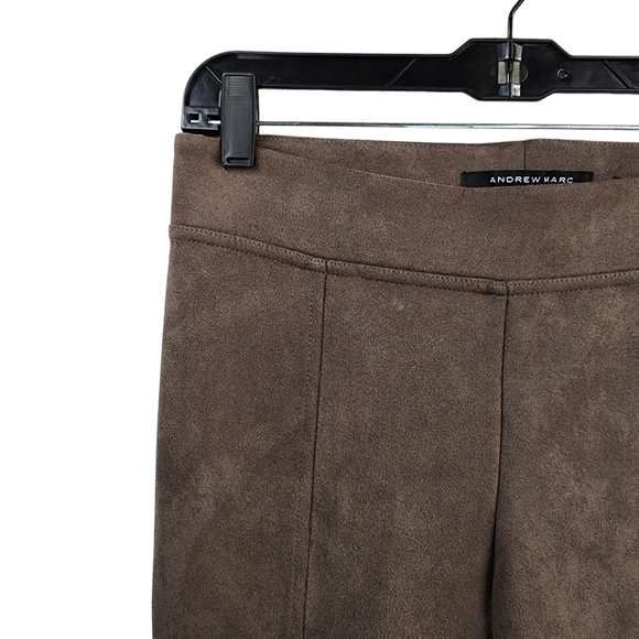 Andrew Marc Women's Super Soft Stretch Faux Suede Pull On Pant - XS - Picture 3 of 8